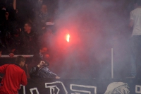 Wacker Burghausen Fans zünden Pyrotechnik