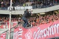 Würzburg Fans Block B Support in Duisburg