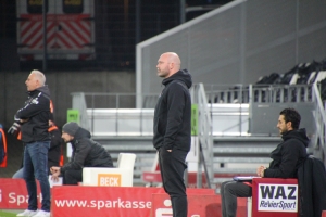 Alexander Voigt und Samir El Hajjaj Trainer Wuppertaler SV 25-11-2020