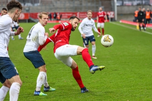 Zlatko Janjic Rot-Weiss Essen vs. Wuppertaler SV Spielfotos 23-01-2022