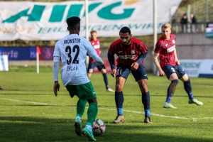 Henok Teklab Noah Salau Wuppertaler SV vs. Preußen Münster Spielfotos 06-03-2022