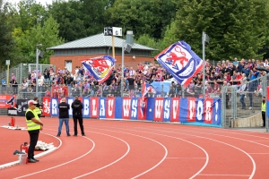 Wuppertaler SV Fans in Wattenscheid 31.07.2022
