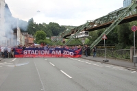 Fanmarsch WSV Fans Pro Stadion am Zoo