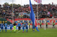 Feier nach 5:0 Sieg über Uerdingen 2015