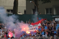 Pyroshow der Wuppertaler Ultras in Remscheid