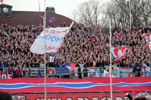 WSV Fans Support gegen RWE Pokalhalbfinale