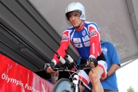 Start zum Einzelzeitfahren, Elite Männer, Deutsche Radmeisterschaften 2012