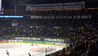 Protest der Fans des EHC Eisbären Berlin