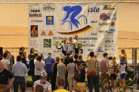 Siegerehrung Keirin der Frauen, 125. Deutsche Meisterschaft im Bahnradsport