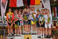 Siegerehrung, erster Wettkampftag DM Bahnradsport 2012