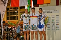 Siegerehrung, vierter Wettkampftag DM Bahnradsport 2012