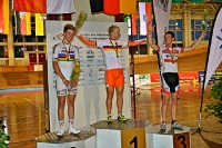 Siegerehrung, vierter Wettkampftag DM Bahnradsport 2012