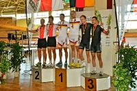 Siegerehrung fünfter Wettkampftag DM Bahnradsport 2012
