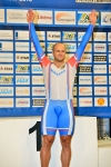 Denis Dmitriev aus Russland, Sieger im Sprint