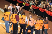 Großes Medieninteresse beim 101. Berliner Sechstagerennen 2012 im Velodrom