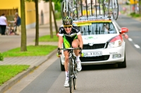 Judith Arndt auf dem Weg zum Titel in der Rad-DM 2012 in Grimma