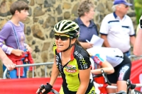 Zieleinfahrt Straßenrennen Elite Frauen Rad-DM 2012 in Grimma