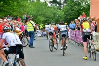 Zieleinfahrt Straßenrennen Elite Frauen Rad-DM 2012 in Grimma