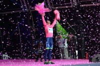 Michael Matthews, Siegerehrung 2. Etappe Giro 2014