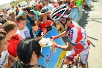 Vor dem Start der 12. Etappe der Vuelta 2013