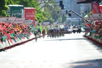 Schlusssprint auf der 17. Etappe der Vuelta