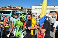 Vor der 19. Etappe der Vuelta 2013 in Spanien
