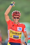 Alberto Contador gewinnt 16. Vuelta Etappe