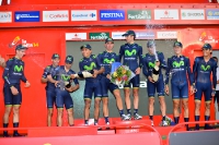 Movistar Team, Siegerehrung MZF Vuelta 2014