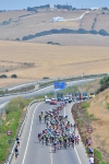 Peloton auf der 2. Etappe, Vuelta 2014