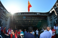 Flugzeugträger Juan Carlos I. in Cádiz, La Vuelta 2014