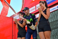 Alejandro Valverde bei der Siegerehrung, Vuelta 2014