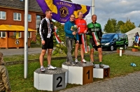 Siegerehrung Männer Jedermannrennen 1. Tag, Strausberg 2012
