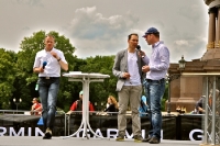 Teampräsentation an der Siegessäule: Garmin ProRace Berlin 2012 (Skoda Velothon)