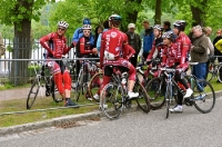 Das Team Sparta Praha beim Radfest Rund um Buckow 2012