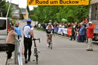 Zieleinfahrt, Hobbyrennen, Radfest Rund um Buckow 2012