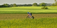Allein über märkische Felder: 13 km Einzelzeitfahren Rund um Buckow 2012
