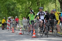 Kurz vor dem Start: 13-km-Einzelzeitfahrens beim Radfest Rund um Buckow 2012