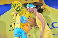 Vincenzo Nibali, Siegerehrung 3. Etappe