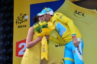 Vincenzo Nibali, Siegerehrung 3. Etappe