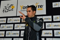 Alberto Contador, Pressekonferenz in Leeds