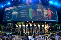 Teampräsentation in Leeds, 101. Tour de France 2014
