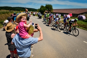Radsportfans bei der Tour de France 