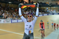 Stephanie Pohl gewinnt WM Gold im Punktefahren