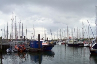 Yachthafen der niederländischen Nordseeinsel Vlieland