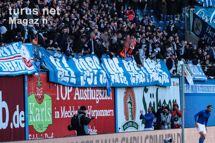 Rostock feiert 1:0-Sieg gegen Magdeburg
