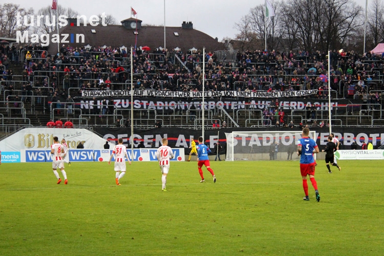 Ultras Wuppertal gegen Stadionverbot Protest