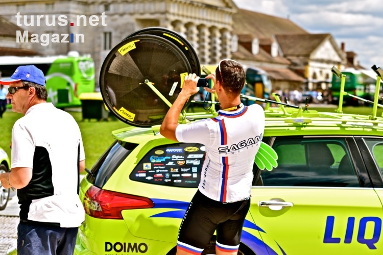 Radsportfans bei der 99. Tour de France 2012
