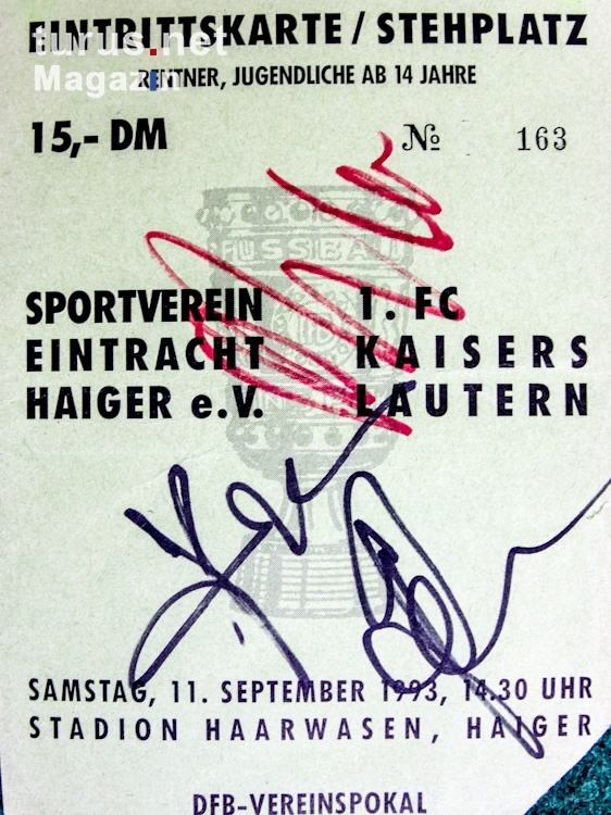 Eintracht Haiger vs. 1. FC Kaiserslautern
