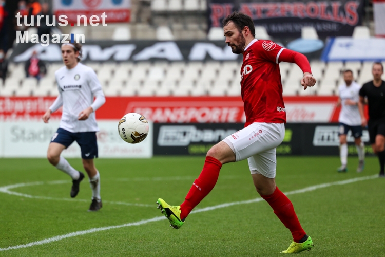Simon Engelmann Rot-Weiss Essen vs. Wuppertaler SV Spielfotos 23-01-2022