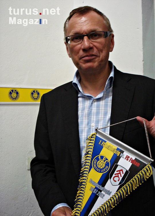 Michael Notzon, Präsident des 1. FC Lok Leipzig